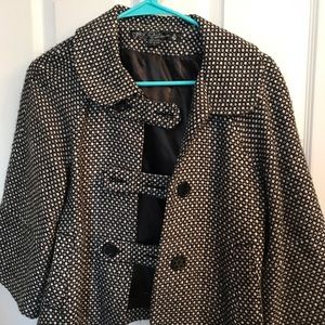 Black and white jacket